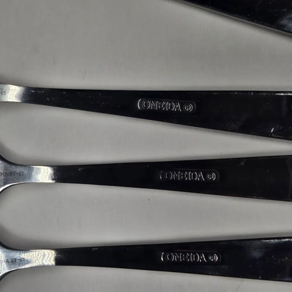 Oneida Gleason Stainless Flatware Lot 7 Forks